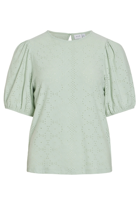 Vila vikally o-neck 2/4 top - noos